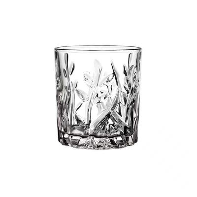 China 300ml Whiskey Mountain Whiskey Glass Cup Drinking Glass Ice Cups Glassware Ribbed Glass Mugs for sale