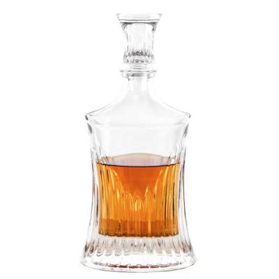 China Minimalist Durable Customized High Cost Effective Factory Supply Best Selling Modern Glass Whiskey Bottle for sale