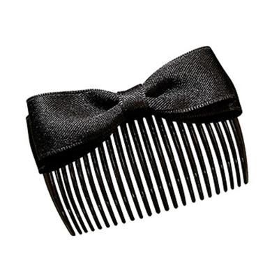 China Hair accessories back of the main upside-down comb hair comb hairpin temperament bow broken front hairpin hits the artefact finish hair clip for sale