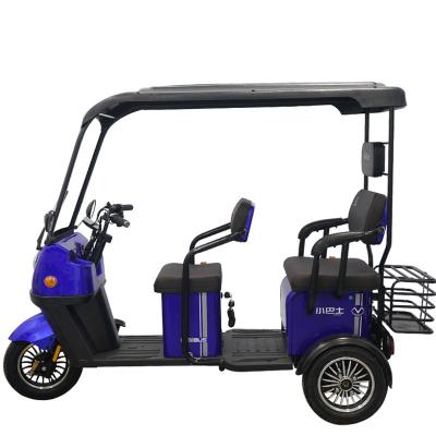 China Leisure Cheap Price With 2022 New Energy Leisure Three Seats 3 Wheel Electric Small Open Body Tricycle For Elderly Adult for sale