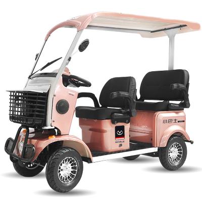 China Passenger E800 Type New Energy Leisure 3 Seat Electric Multimedia Equipment For Aged Adult Four Wheel Open Body for sale