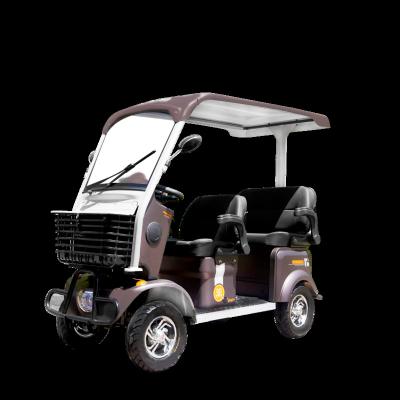 China 2020 New China Energy Leisure Passenger Electric Three Seats 3 Wheel Small Open Body Tricycle For Elderly Adult for sale