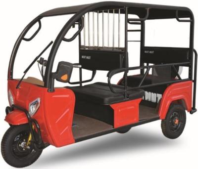 China India Market Low Price 6 Seats Rickshaw Passenger Red ICAT Hot Sale New Electric Power Rickshaw 2020 OEM for sale