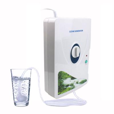 China 600MG/H Multi Functional Mini Car Water Purifier Ozone Generator Cleaner Household Ozonator for sale