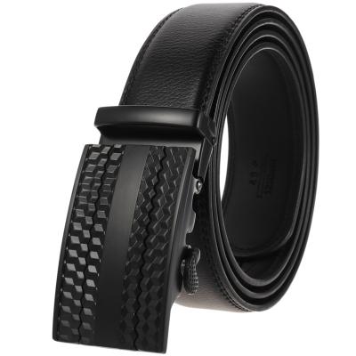 China fashion & casual fashion & Designer Genuine Automatic Buckle Belts Cowhide Leather Belt Men's Business Casual Dress for sale