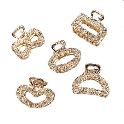 China Korean & Korean Fashion & Fashion Girls Hair Clip Crystal Accessories Korean Shining Women Metal Hair Claw for sale