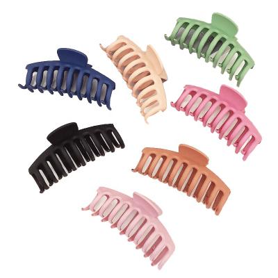 China Korean & Korean Fashion & Korean Fashion Big Hair Claw Solid Hair Clips Big Claw Clips For Women Ponytail Accessories for sale