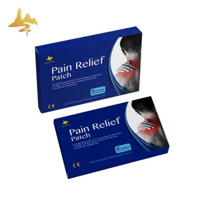 China Chinese Factory Best Selling Periarthritis Ginger Knee Back Heat Pain Menthol Herbal Relief Patch for sale