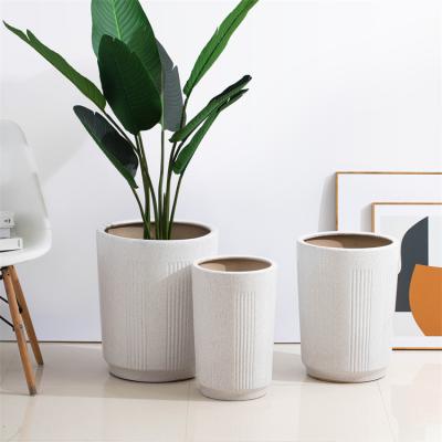 China Modern Wholesale Cheap Modern Indoor Outdoor Pot Decoration Hotel Home Bulk Ceramic Flower Planter for sale