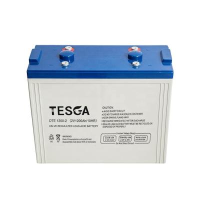 China Toys 2V1200ah Sealed Lead Acid Battery 10 Years Long Life 3 Years Warranty For Solar / Ups / IPS / Telecom for sale