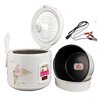 China 12V2L Car DC Rice Cooker With Clip Use For Car / Battery Operated / Solar System for sale