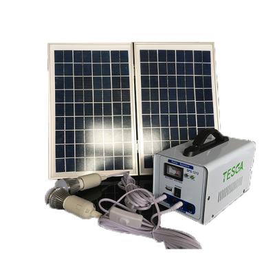 China 20W MINI Portable LED Home Home Lighting Solar Power System Solar Powered System for sale