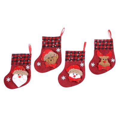 China Chirstmas Decor 2021 NEW MERRY CHRISTMAS GIFT Christmas Stockings for Tableware Cutlery for sale