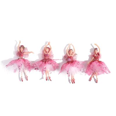 China 2021 festival stuff valentines day gift for valentine gifts christmas tree decoration ballerina doll flower dance fairy beautiful for sale