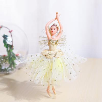 China 2021 festival stuff valentines day gift for valentine gifts christmas tree decoration ballerina doll flower dance fairy beautiful for sale