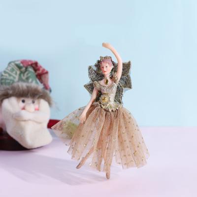 China 2021 festival stuff valentines day gift for valentine gifts christmas tree decoration ballerina doll flower dance fairy beautiful for sale