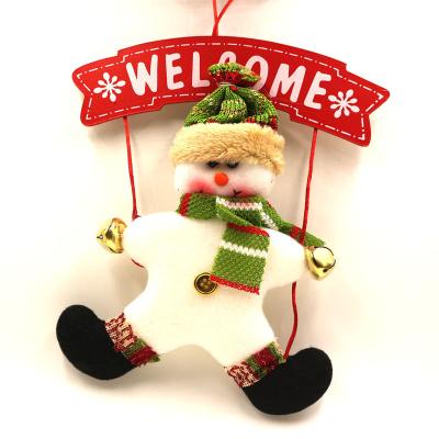 China New Hot Sale Christmas Tree Decoration 2021 Christmas Pendant Home For Decorating Household Wooden Panel Pendant Crafts for sale