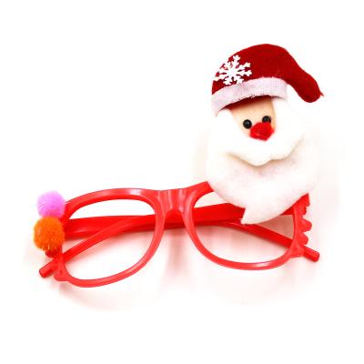 China 2021 Santa Claus/Snowman/Deer Christmas Party Holiday Dress Up Decorations Kids Toys Christmas Snowman Glass Antler Adult Christmas Decoration for sale