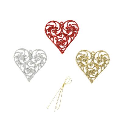 China Pretty Christmas Tree Ornament Heart Pendant for sale