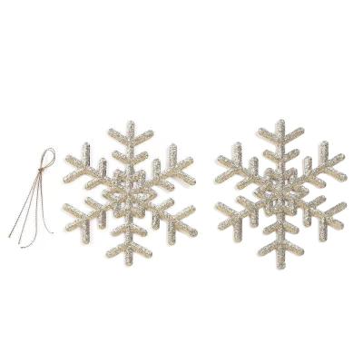 China New Christmas Tree Hanging Snowflake Pretty 2021 Christmas Snowflake Decoration Tree Cheap Decoration Illustration for sale