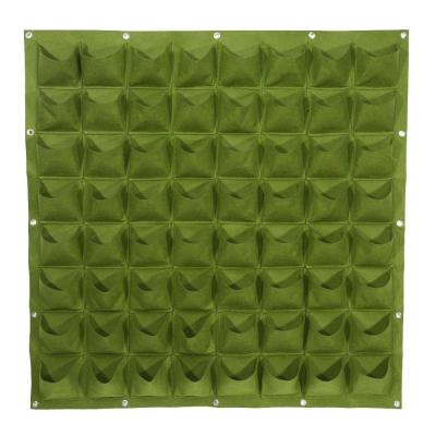 China Environmentally Felt Waterproof Vertical Hanging Grow Bags For Indoor And Outdoor for sale