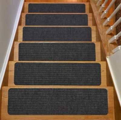 China Modern Stair Treads Non Slip Stair Carpet Anti Grip Safety Tread Moving Stair Mats for sale