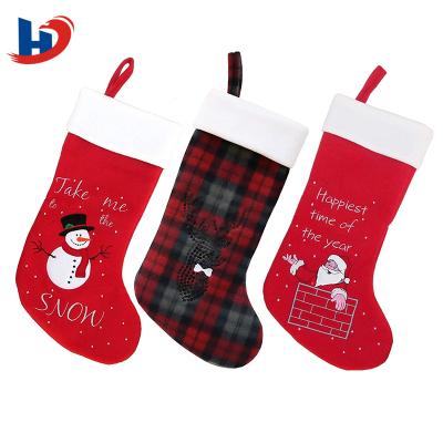 China Chirstmas Decor Custom Design Christmas Stocking For Christmas Decoration for sale