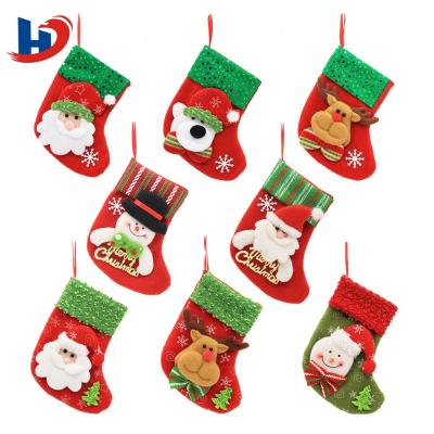 China High Quality Snowman Socks Home Christmas Decorations Christmas Festival Decoration Christmas Socks Christmas Gift Bags for sale