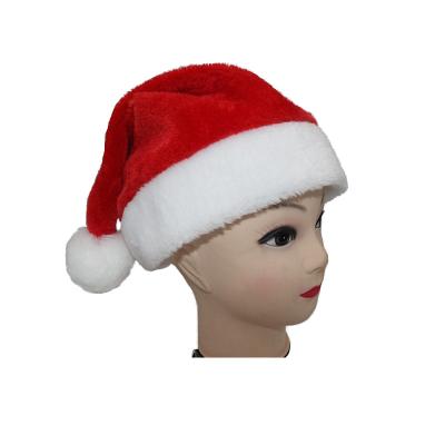 China Festival Decoration Holiday Home Crafts Felt Christmas Ornaments Santa Hat With Customized Logo for sale