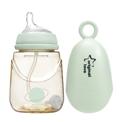 China BPA Free New Arrival PPSU Wide Mouth Baby Feeding Bottle 240ML Food Grade Feeding Bottle for sale