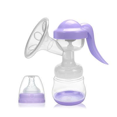 China BPA Free Suction Portable Breast Pump Food Grade Safety Silicone Breast Pump Manual Adjustable Breast Pump for sale