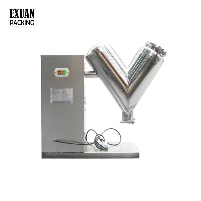 China Powder V-10B 10L food vitamin powder stainless steel equipment v shape coffee pharmaceutical chemical mixing kneader for sale