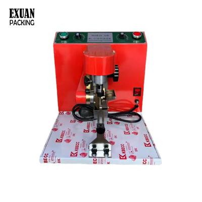 China Semi-automatic adjustable and controllable single-sided two-speed leather goods leather bag oil edge machine for sale