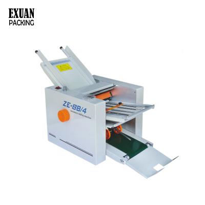 China Factory ZE-8B4 Barrier Type Fold Folding Machine Small Folding Machine for sale