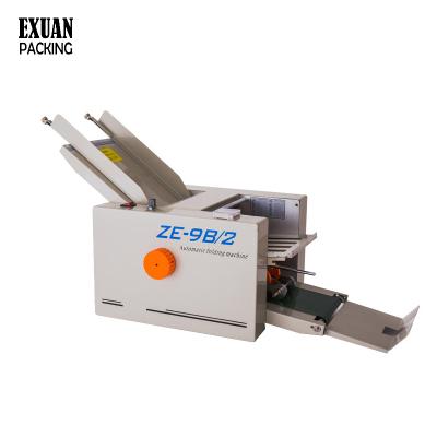 China Factory direct supply ZE-9B2 small automatic manual paper origami folding machine for sale