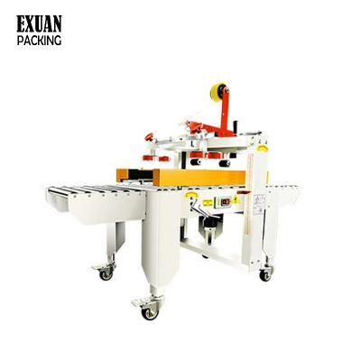 China 6050X Small Box Food Milk Crate Carton Box Strip Sealer Standard Semi Automatic Random Price for sale