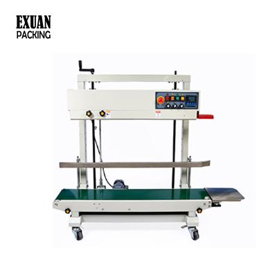 China Full Automatic Large Bag Food FRD-1200V Rice Fertilizer Pellet PE Film Ink Wheel Liquid Vertical Date Sealing Machine for sale