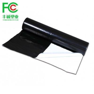 China PE Agriculture Hydroponics Panda Film Black White Film for sale