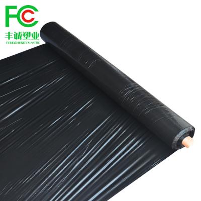 China Agriculture Plastic Mulch Film Punch Hole Black Plastic Silver Reflective Agriculture Mulch Film for sale