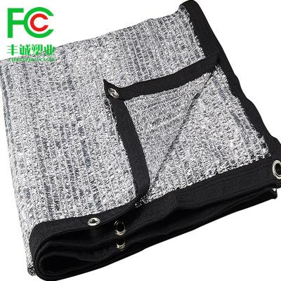 China Greenhouse Cover Reflective Aluminum Sun Shade Ne Heat Control Aluminum Shade Fabric for sale