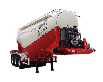 China Factory direct sale bulk cement tank trailer fly ash tanker trailer truck semi trailer for sale for sale