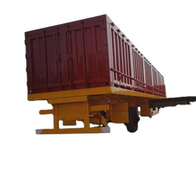 China Semi Truck Trailer 3 Axles Dumper Trailer Dump Trailer Side Side Roll Over Truck Trailer for sale