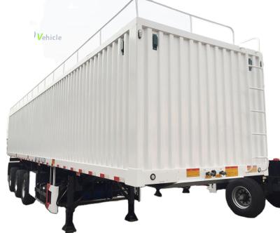 China Cargo Van container semi trailer Van type trailer box truck trailer good quality enclosed trailer for sale