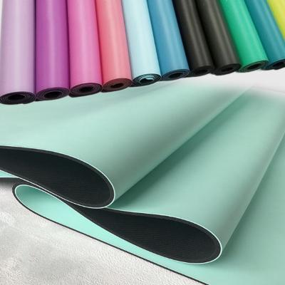 China Washable Anti-Slip Durable Waterproof Non Slip 3mm 4mm Workout Yoga Home Exercise 5mm PU Gym Yoga Mat for sale