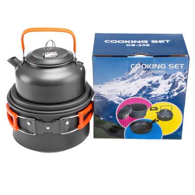 China Viable Popular Outdoor Portable Picnic Cookware Camping Foldable Cookware for sale