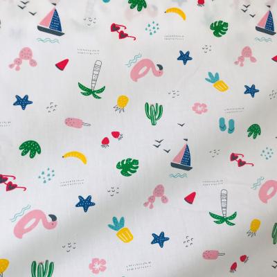 China Wholesale Anti-Static Custom Design Cotton 100 Color Printing Poplin Linen Fabric From China Supplier for sale