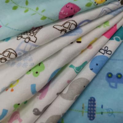 China Breathable flannel fabric cotton ready goods, fast delivery, small moq.stock print flannel fabric for sale