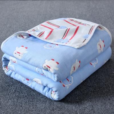 China Hot Sale Organic 100 Cotton Double Gauze Muslin Fabric Bamboo Rolls For Baby Blanket for sale