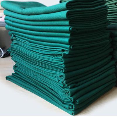 China Antistatic Medical Thick Dark Green Uniform Fabric TC 65 Polyester 35 Cotton Fabric / Bedding Sheet for sale