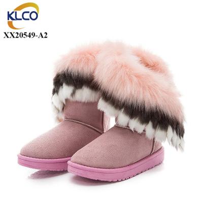 China 2022 Fashion Trend Wholesale High Quality Indoor Shoes OEM Comfortable Women's Winter Ladies Plush Warm Boots for sale